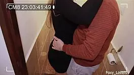 Wow! Hot wife cheats in toilet!