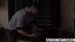 Emily Willis And Sami Parker Watch As He Fucks Their Wet Pussies Hard