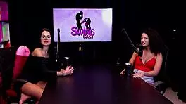 morena demonstrates her blowjob after saying she doesn't think about gangbang and was calm as personal trainer at gym - mia luz watch on sheer red