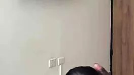 Cute Brunette Enters Room For Sloppy Blowjob And Creampie With Amateur Couple