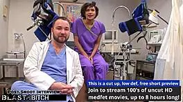 student jackie banes busted and blasted with cum by doctor