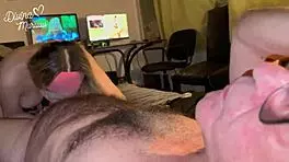 Big Tit Slut Seduces Old With Ass