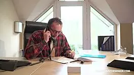 the horny young babe begged for a blowjob in the casting interview