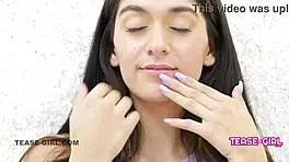 teen girl flaunts perfect tits