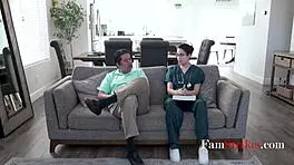 medical student seduces old man in taboo hospital fuck