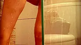 secretary milet shaves pussy under skirt on hidden cam