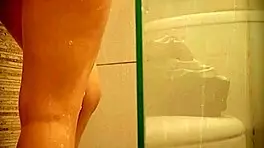 secretary milet shaves pussy under skirt on hidden cam