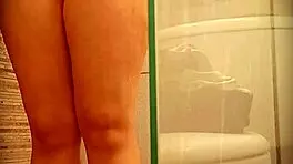 secretary milet shaves pussy under skirt on hidden cam