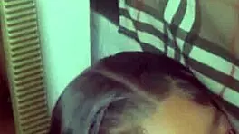 My little 18+ shy girl caught on her knees sucking big black cocks again 😏