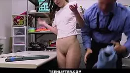 Tiny teen caught shoplifting, agrees to deal with officer