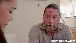 teen deepthroats big cock in homemade scene