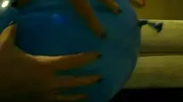 Sophie Masturbating With Balloons In Living Room And Bathroom