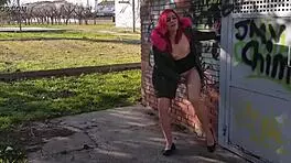 a good day for squirting in the public park