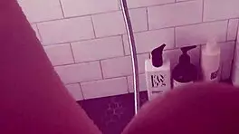 hot aesthetic girl masturbates in sunny shower, teen amateur from saudi arabia in los angeles usa