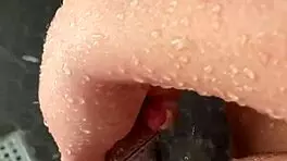 hot aesthetic girl masturbates in sunny shower, teen amateur from saudi arabia in los angeles usa