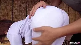 flexible japanese teen seduces classmate for risky public creampie fuck, doesn't she?