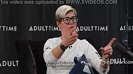 feeling overwhelmed by sharing petite blonde and ebony pornstars in intense interracial fucking