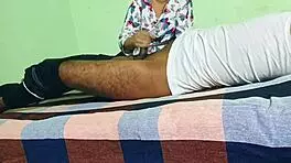 Indian Girl Enjoying In Sexy Doggy Style Position With Her Husband Friend