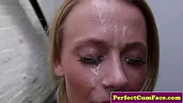 Pigtail Student Facialized For Higher Grades