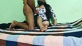 Indian Girl Enjoying In Sexy Doggy Style Position With Her Husband Friend