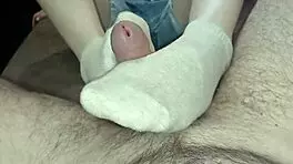 socksjob sock full of cum