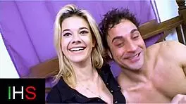 Beautiful blonde girl gets fucked in the ass with intense anal action