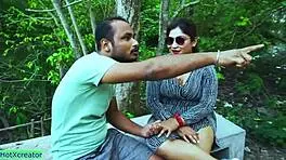 indian beautiful girl enjoys fantasy sex in outdoor jungle