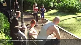 A Wife And Stepmother Out For A Jog