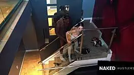 i'm putting this big black dick deep into the petite white chick's cervix