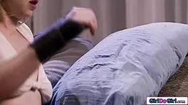 roommate brings dildos to pleasure lilly in dorm