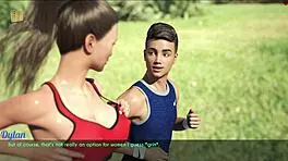 A Wife And Stepmother Out For A Jog