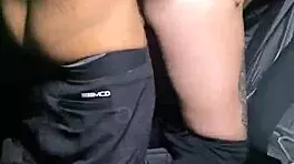 risky bus sex with audience watching