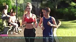 A Wife And Stepmother Out For A Jog