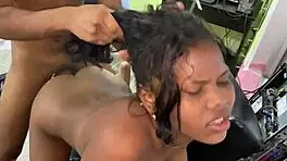 Brunette Latina Enjoys Intense Oral Session