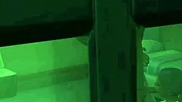 lucky dwarf catches inmates in deepthroat blowjob voyeur scene 😏