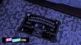 Stepbros and stepsisters have no choice but to have sex with each other to avoid the ghosts wrath