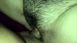 Pov hairy pussy of my teen 18+ gets passionate fucking with creampie.