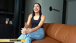 Amateur Latina Teen Shows Off Flexible Moves in POV Cowgirl Style