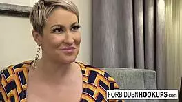 do you want to hook up with your busty milf? she gives hardcore facial blowjob