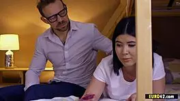 cute brunette lady dee gets fucked by a kinky guy