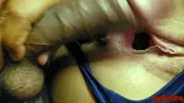 He fucks me rough after the delivery.