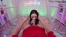 Petite College Stripper Seduces Guy To Suck His Big Dick!