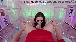 Petite College Stripper Seduces Guy To Suck His Big Dick!