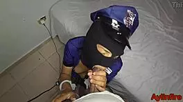 He fucks me rough after the delivery.