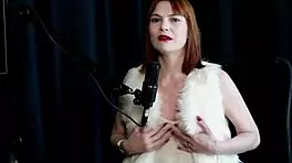 reh queen in sheer red lingerie avoids vibrators and pleasures a voyeur in bisexual group sex