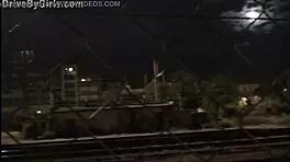 alexis crystal gives blowjobs to random guys in public through the car window