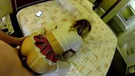 Quickie POV Video Featuring Cute 18 Year Old Latina