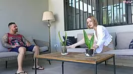 Huge Dick Guy Intrigues Hot Blonde