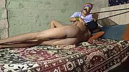 An indian couple explores passionate sex in their home