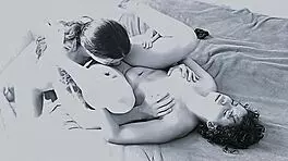 Security video captures intense encounter